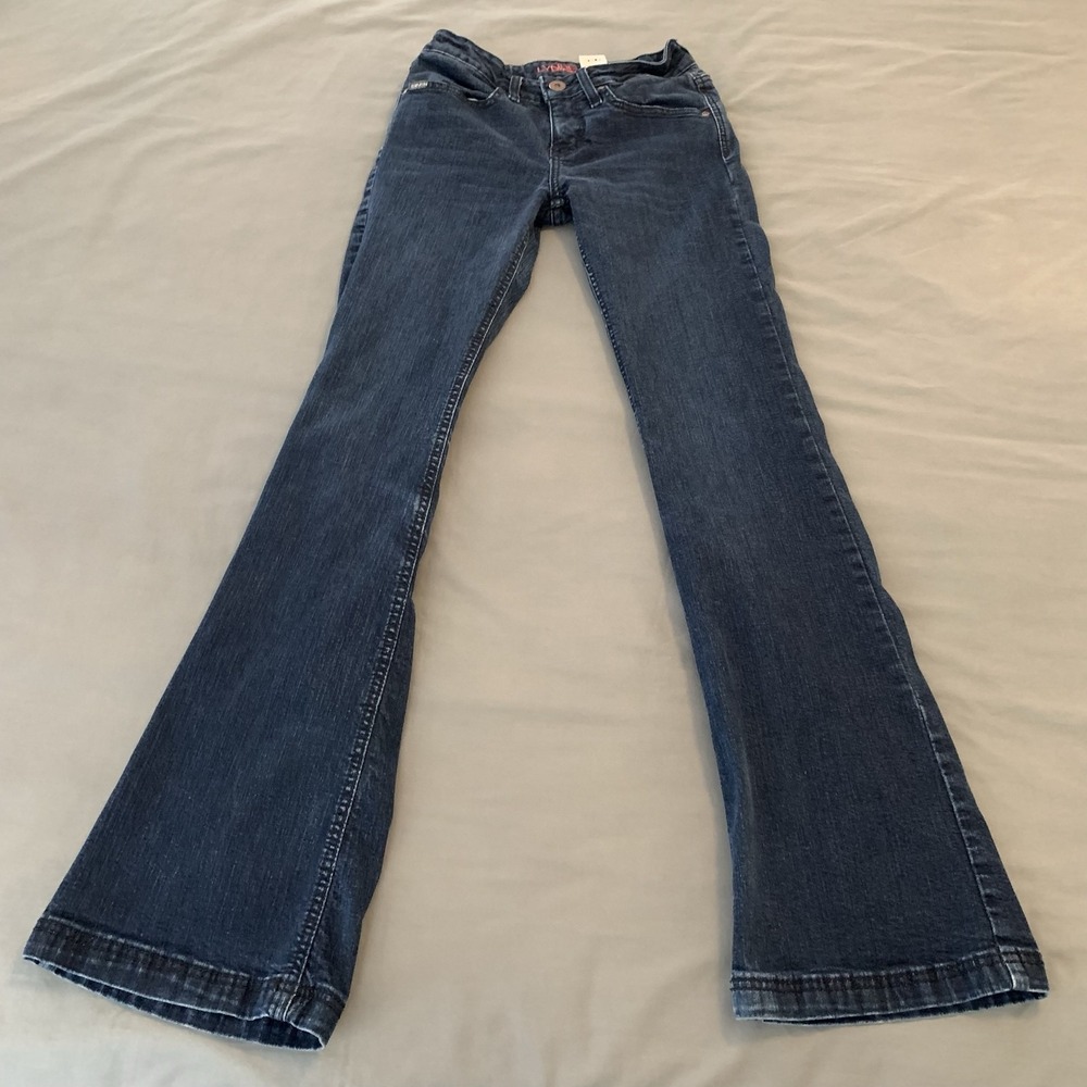Cinch Lynden Bootcut Jeans Womens 25 Blue Med Wash Low Rise Stretch Cowgirl Up